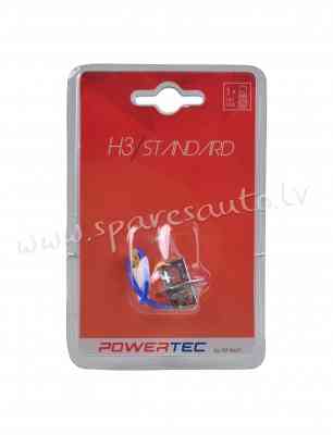 PTZ3-01B - H3 Powertec Standard H3 12V Blister - Spuldzite - UNSORTED HALOGĒNA SPULDZES Rīga