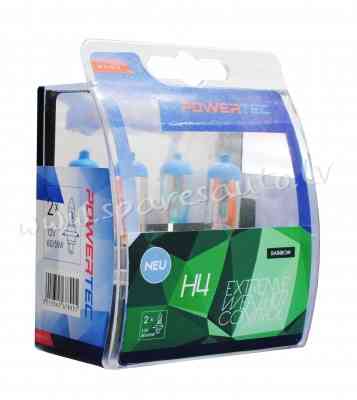 PTZEWC4-DUO - H4 POWERTEC Extreme Weather Control H4 12V DUO - Spuldzite Powertec Komplekts - UNSORT Rīga