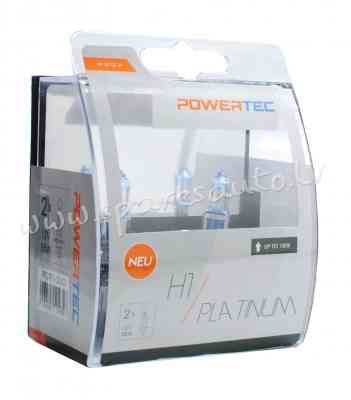 PTZPT1-DUO - H1 POWERTEC Platinum +130% H1 12V DUO - Spuldzite Powertec Komplekts - UNSORTED HALOGĒN Rīga