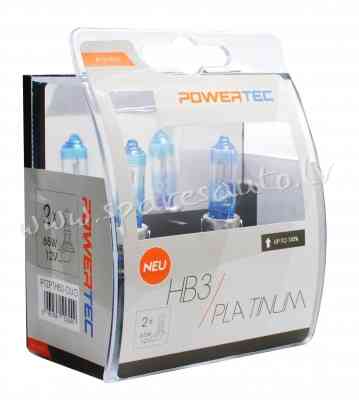 PTZPTHB3-DUO - HB3 POWERTEC Platinum +130% HB3 12V DUO - Spuldzite Powertec Komplekts - UNSORTED HAL Rīga