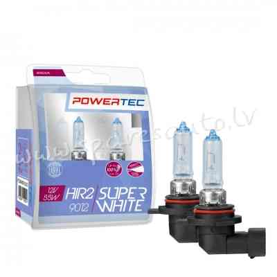 PTZSWHIR2-DUO - HIR2 POWERTEC SuperWhite HIR2 12V DUO - Spuldzite Powertec Komplekts - UNSORTED HALO Rīga