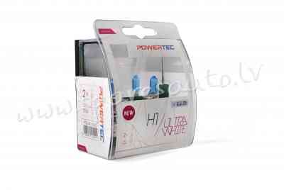 PTZUW1-DUO - H1 POWERTEC UltraWhite H1 12V DUO - Spuldzite Powertec Komplekts - UNSORTED HALOGĒNA SP Rīga
