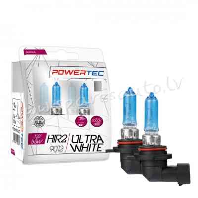PTZUWHIR2-DUO - HIR2 POWERTEC UltraWhite HIR2 12V DUO - Spuldzite Powertec Komplekts - UNSORTED HALO Рига