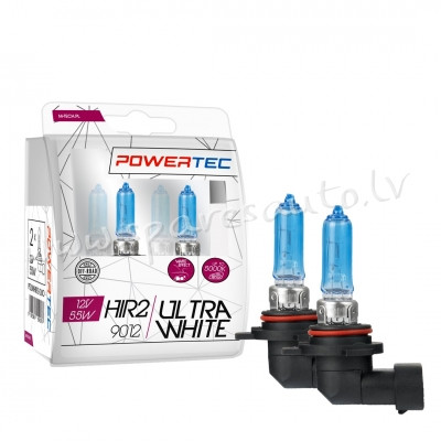 PTZUWHIR2-DUO - HIR2 POWERTEC UltraWhite HIR2 12V DUO - Spuldzite Powertec Komplekts - UNSORTED HALO Рига - изображение 1