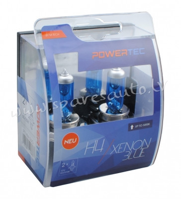 PTZXB4-DUO - H4 POWERTEC Xenon Blue H4 12V DUO - Spuldzite Powertec Komplekts - UNSORTED HALOGĒNA SP Рига - изображение 1