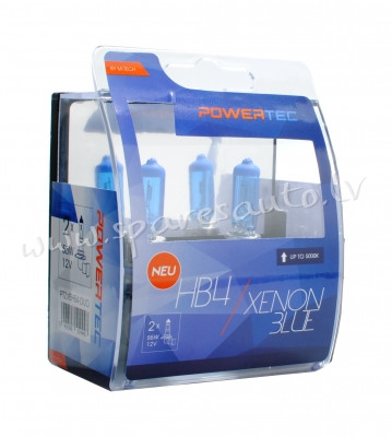 PTZXBHB4-DUO - HB4 POWERTEC Xenon Blue HB4 bulb 12V DUO - Spuldzite Powertec Komplekts - UNSORTED HA Рига - изображение 1