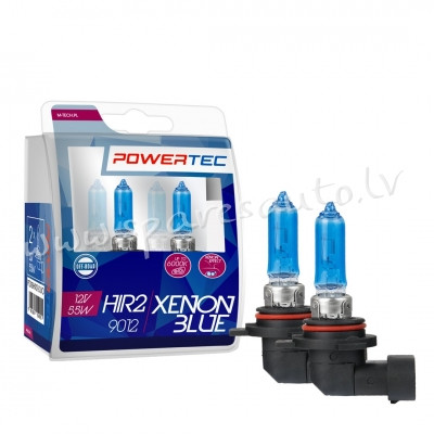 PTZXBHIR2-DUO - HIR2 POWERTEC Xenon Blue HIR2 12V DUO - Spuldzite Powertec Komplekts - UNSORTED HALO Рига - изображение 1
