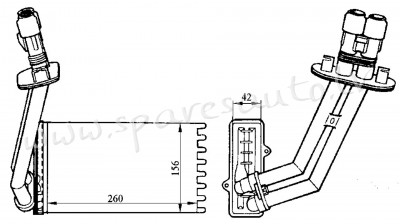 RP73362 - OEM: 7701039481' EDA Cooling - Salona Sildītāja Radiators - RENAULT LAGUNA (1994-1998) Rīga - foto 1