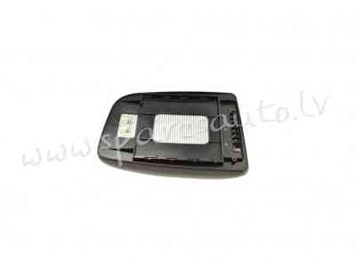 SBZM1002HL - OEM: A0028111533' EDA PARTS, heated, chromed glass, CONVEX, upper L - Spoguļa Stikls Ar Rīga