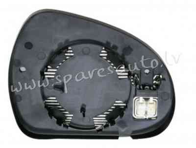 SPGM1009AL - OEM: 8151LX' EDA PARTS, heated, chromed glass, CONVEX L - Spoguļa Stikls Ar Pamatni - P Rīga