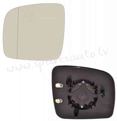 SVWM1016EL - OEM: 7E1857521A' EDA PARTS, heated, chromed glass, ASPHERICAL L - Spoguļa Stikls Ar Pam Rīga