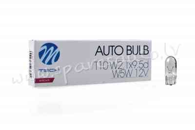 Z12 - W5W T10 L12V W5W WHITE, small M-TECH - Spuldzite - UNSORTED HALOGĒNA SPULDZES Rīga