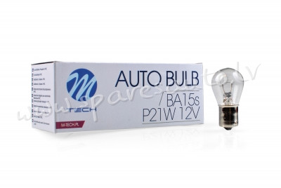 Z14 - P21W M-TECH bulb BA15s P21w S25 12V/21W CLEAR - Spuldzite - UNSORTED HALOGĒNA SPULDZES Rīga - foto 1