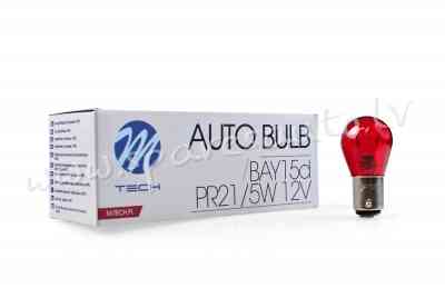 Z16 - PR21/5W M-TECH bulb BAY15d 12V/21/5W RED - Spuldzite - UNSORTED HALOGĒNA SPULDZES Rīga