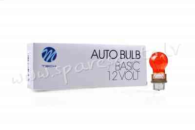 Z35 - PY27W M-TECH bulb 3156 W2,5x16d 12V/27W AMBER - Spuldzite - UNSORTED HALOGĒNA SPULDZES Rīga