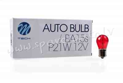 Z38 - P21W M-TECH bulb BA15s P21W S25 21W 12V RED Z38 - Spuldzite - UNSORTED HALOGĒNA SPULDZES Rīga
