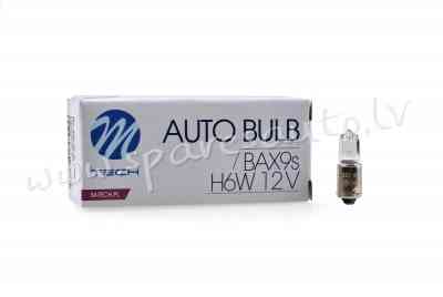Z47 - H6W M-TECH Halogen bulb BAX9s H6W 12V/6W CLEAR - Spuldzite - UNSORTED HALOGĒNA SPULDZES Rīga