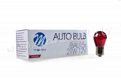Z59 - PR21W M-TECH bulb BAU15s 12V/21W RED - Spuldzite - UNSORTED HALOGĒNA SPULDZES Rīga