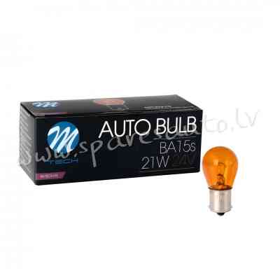Z919 - PY21W M-TECH bulb BA15s S25 21W 42V AMBER - Spuldzite - UNSORTED HALOGĒNA SPULDZES Rīga
