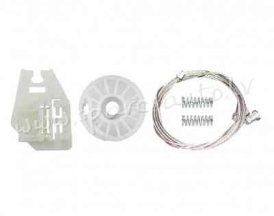 ZNP20524 - troses, rullīši, logu turētāji aizmugurējās durvis R - Plastmasas Turētāji - BMW X5  E53  Rīga