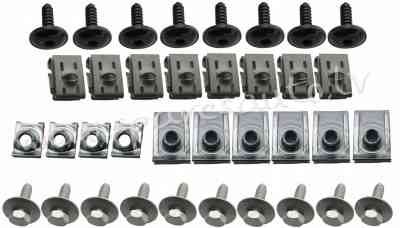 ZPS1370 - OE: N90475903; N90785002; N90887602; N91034501 36PC. - Plastmasas Turētāji - UNSORTED PLAS Rīga