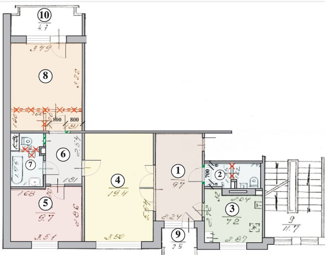 Īpašnieks pārdod ekskluzīvu 3 istabu 119. sērijas dzīvokli, 80 m². Pilnībā gatavs dzīvošanai.... Рига - изображение 19