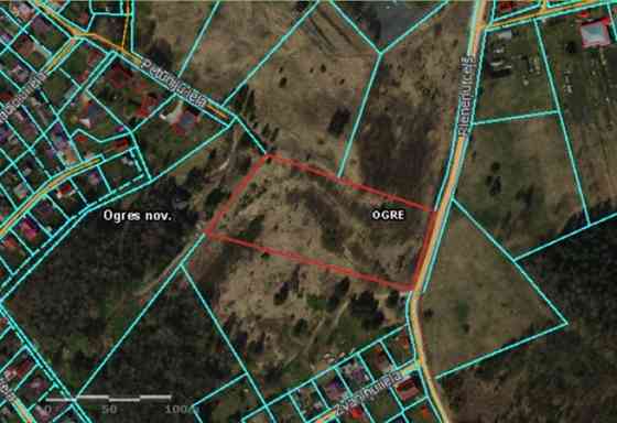 Land for Private Residential Development  A quiet, beautiful, naturally contoured plot surrounded by Ogre un novads