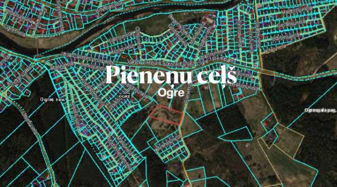 Zeme privātmāju būvniecībai.  Klusa, skaista reljefaina vieta dabā ar kokiem un iespēju Ogre un novads - foto 4