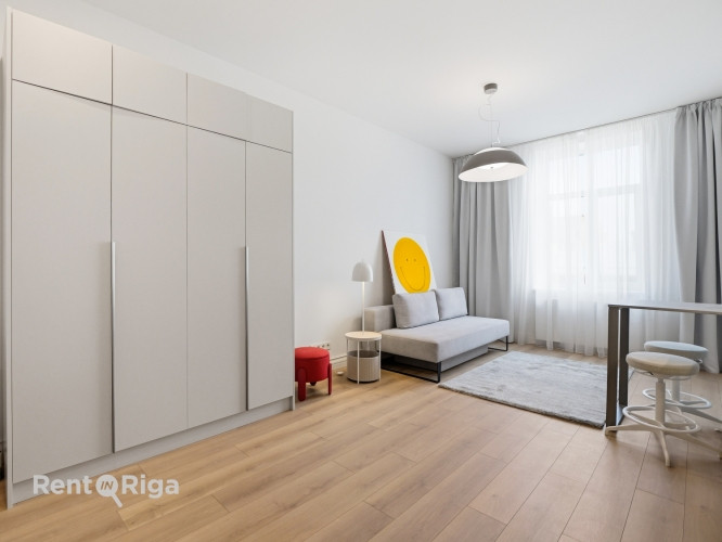 Piedāvājumā pilnīgi jauns premium klases studio tipa dzīvoklis vienā no elegantākajiem Rīga - foto 5