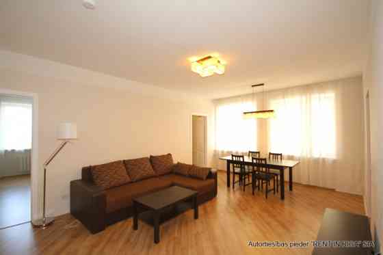 Furnished two-bedroom apartment in the very center of the city, which at the same time allows you to Rīga