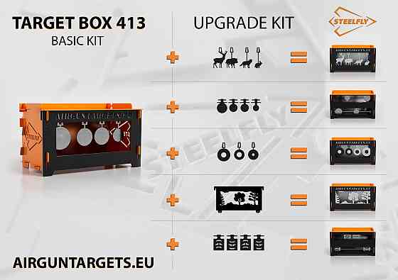 STEELFLY TARGET BOX 413 – Premium modulārā mērķu sistēma STEELFLY TARGET BOX 413 ir izturīga un... Rīga