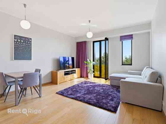 2-room apartment for rent in the Premium Residential Project "Felicity Apartments".   A bright and w Рига
