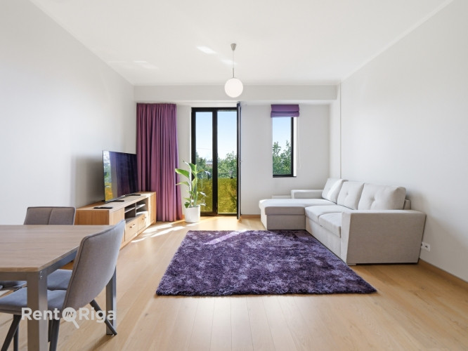2-room apartment for rent in the Premium Residential Project "Felicity Apartments".   A bright and w Рига - изображение 2
