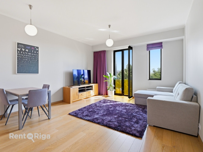 2-room apartment for rent in the Premium Residential Project "Felicity Apartments".   A bright and w Рига - изображение 1