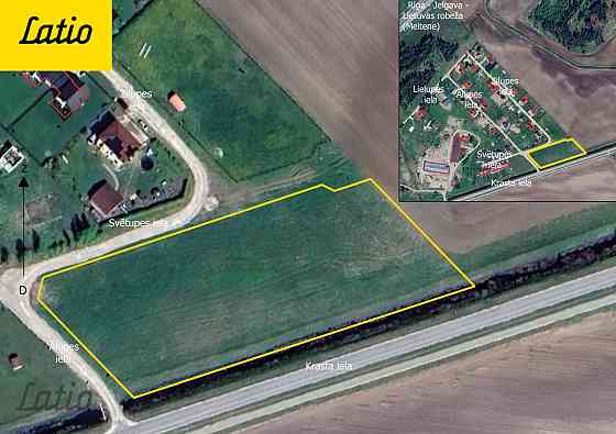 Pārdod regulāras formas apbūves zemi brivāmājas būvniecībai.
Asfaltēts pievedceļš, Olaine
