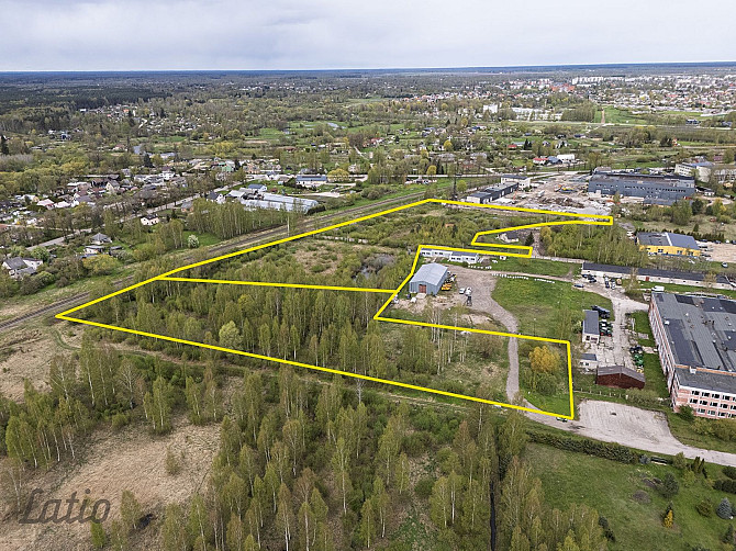 Piedāvājumā apbūves gabals Jelgavas rūpnieciskajā zonā, kas ir piemērota vieta ražošanas, loģistikas Елгава и район - изображение 2