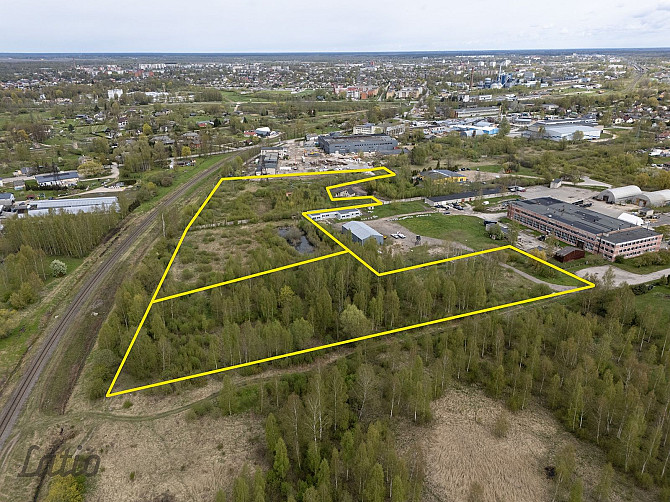 Piedāvājumā apbūves gabals Jelgavas rūpnieciskajā zonā, kas ir piemērota vieta ražošanas, loģistikas Елгава и район - изображение 4