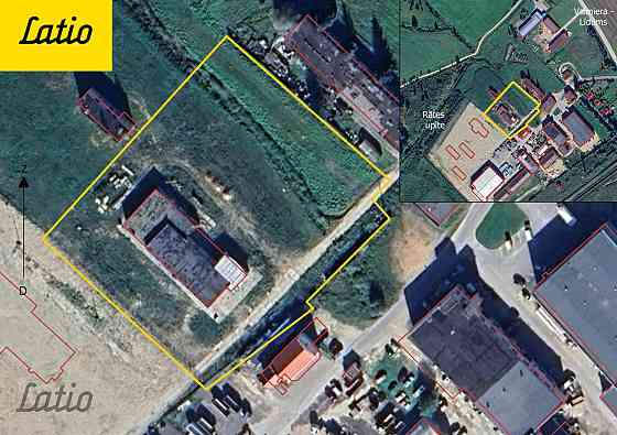 Pārdod komercapbūves zemes gabalu industriālajā teritorijā pie Valmieras, Valmieras Валмиера и район