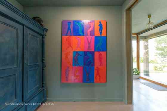 Уютный частный дом в Аdaži с большой зеленой территорией рядом с Gauja.  Дом Адажский округ