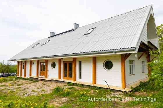 A high-quality and thoughtfully built country home made from natural and sustainable materials.  The Цесис и район