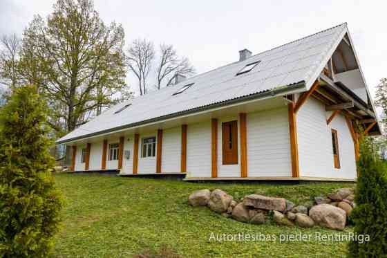 A high-quality and thoughtfully built country home made from natural and sustainable materials.  The Цесис и район
