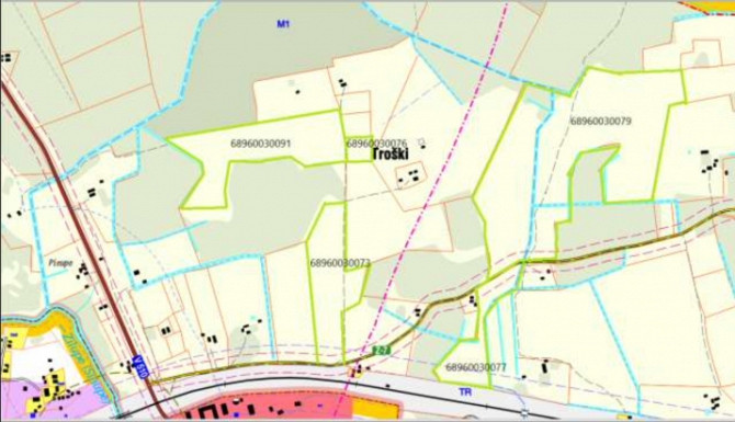 Iegādei pieejama piecu zemes gabalu pakete.  Kadastra apzīmējumi: 1. 6896 003 0073 (5,03 ha); 2. Ludza un novads - foto 6