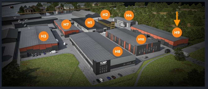 Noma pieejama jaunuzcelta noliktavas/ražotnes telpa.  + Ēkas izmēri 24 x 78 m + Ēkas augstums 10m, t Лиепая - изображение 7
