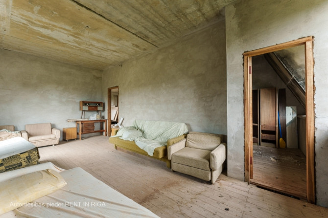 Продается недостроенный дом с участком на живописном берегу реки Мусы. Бауска и район - изображение 5