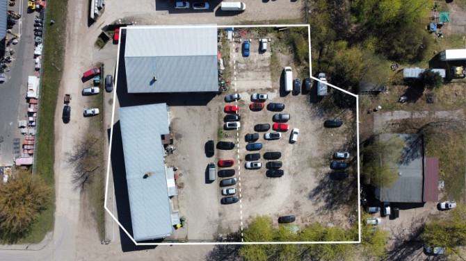 Servisa ēka, veikala/biroja ēka un teritorija Rumbulā.   Abu ēku GBA 1084 m2. Zemes platība īpašumā  Рижский район - изображение 3