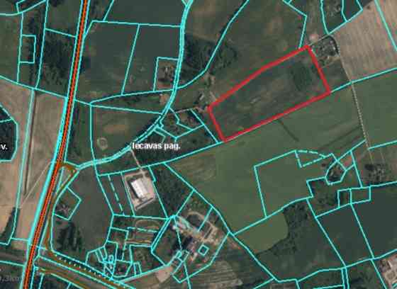 Pārdod 8.35 ha zemi rūpnieciskās apbūves teritorijā (R2).  Īpašums atrodas Bauskas raj.- Iecavas nov Бауска и район