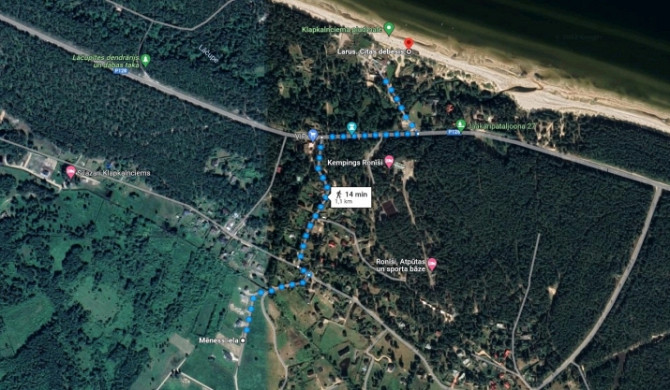Zeme Klapkalnciemā - vienģimenes dzīvojamo māju apbūve. Līdz jūrai ~1 km.  Ir tehniskie noteikumi no Тукумс и район - изображение 6