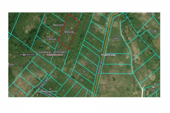 Zeme Klapkalnciemā - vienģimenes dzīvojamo māju apbūve. Līdz jūrai ~1 km.  Ir tehniskie noteikumi no Тукумс и район - изображение 2