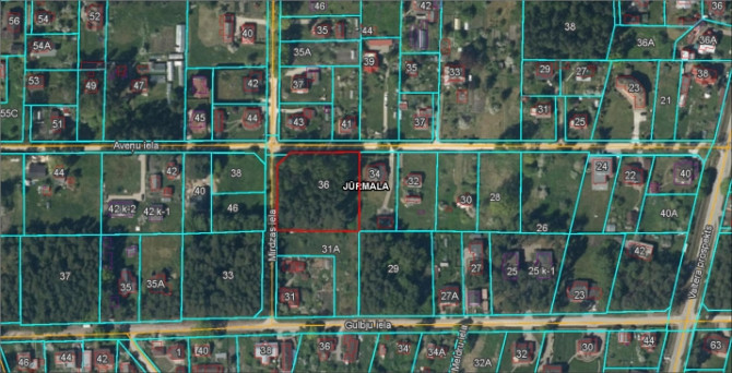 Pārdod lielu, regulāras formas zemes gabalu Jūrmalā, Valteros savrupmāju apbūves teritorijā. Jūrmala - foto 2