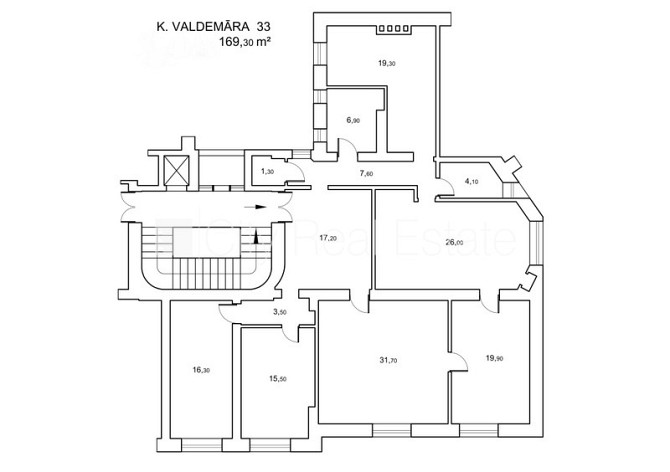 Pagalma ēka, labiekārtota apzaļumota teritorija, ir lifts, istabas izolētas, istabas Rīga - foto 17